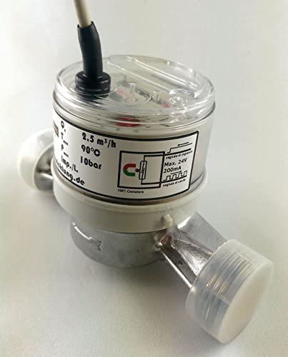 MISURATORE DI FLUSSO (CONTATORE ACQUA) CON USCITA AD IMPULSI - WATER FLOW METER 1 Imp./L Qn 2,5m³/h