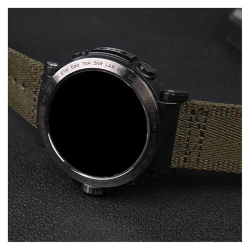 Bracelet montre 24 mm caoutchouc nylon long pour PRG-600YB - 5