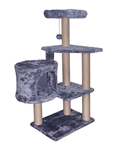 TINWEIUS 01A Cat Tree Scratching Toy Activity Centre