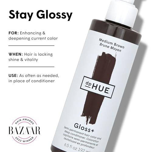 Image of dpHUE Gloss+, Medium Brown - 6.5 fl oz
