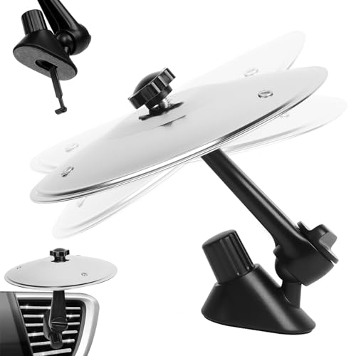 Niuny Mini batería de ventilación para coche, 1 unidad, mini tambor de coche, plateado, para coche, ciclista, platillo, accidente de coche, instrumentos musicales, adornos para amantes de la música