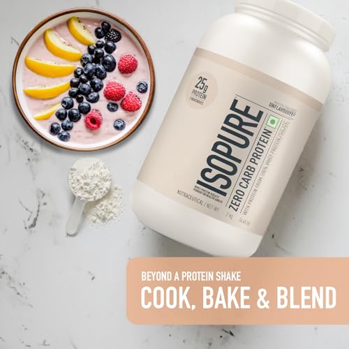 Image of ISOPURE Zero Carb Unflavoured Protein with 25g Protein from 100% Whey Isolate. With Zero Carb, Sugar and Fat- 2kg