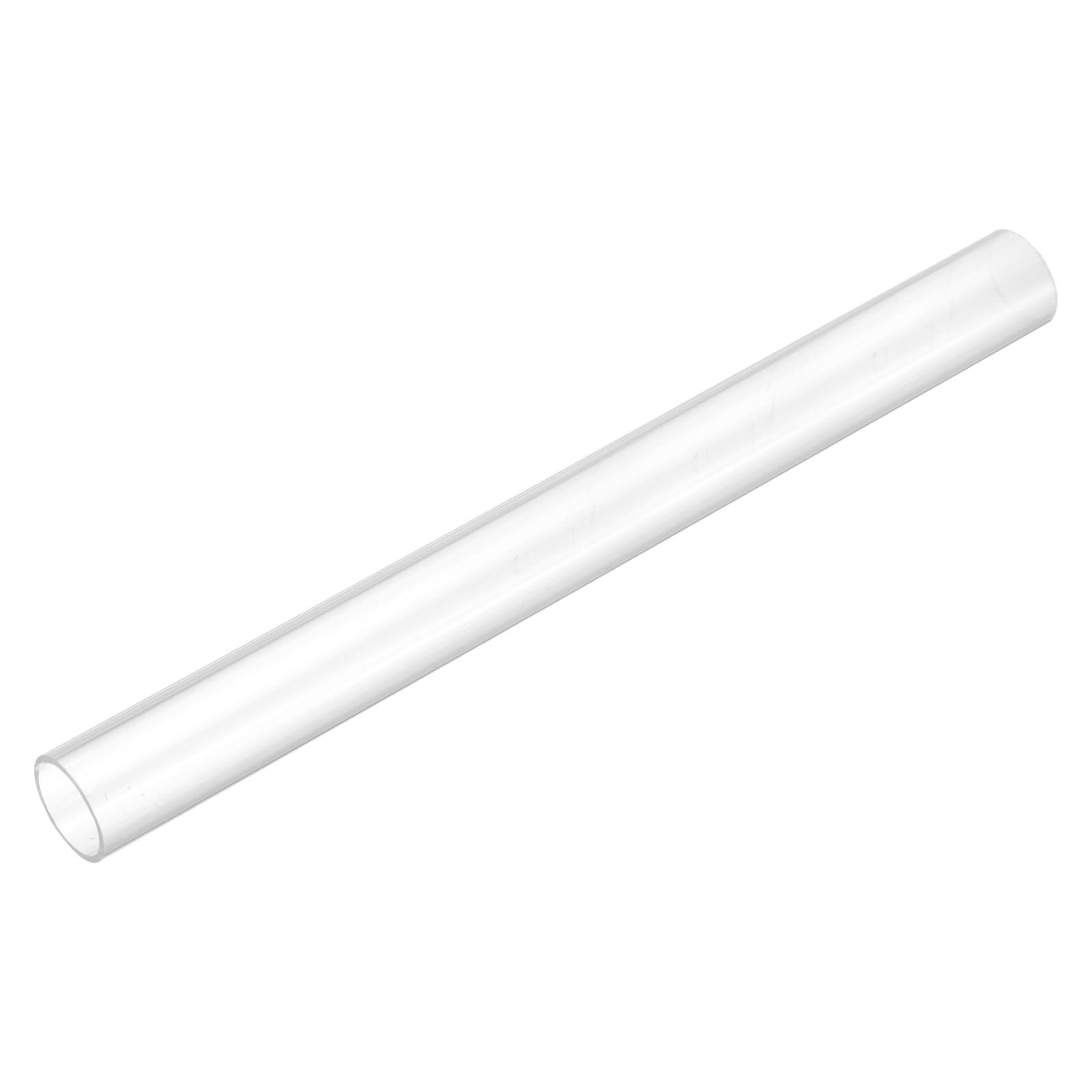 uxcell Rigid Round Clear Tubing 13mm(1/2") ID x 15mm(9/16") OD x 0.5Ft(150mm) Length Plastic Tube