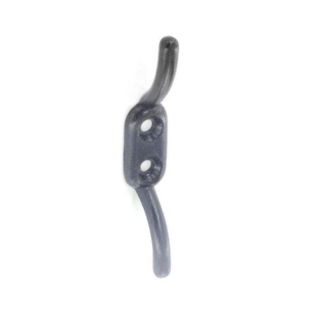 Washing Line Cleat Hook Black - 110mm / 4.5"