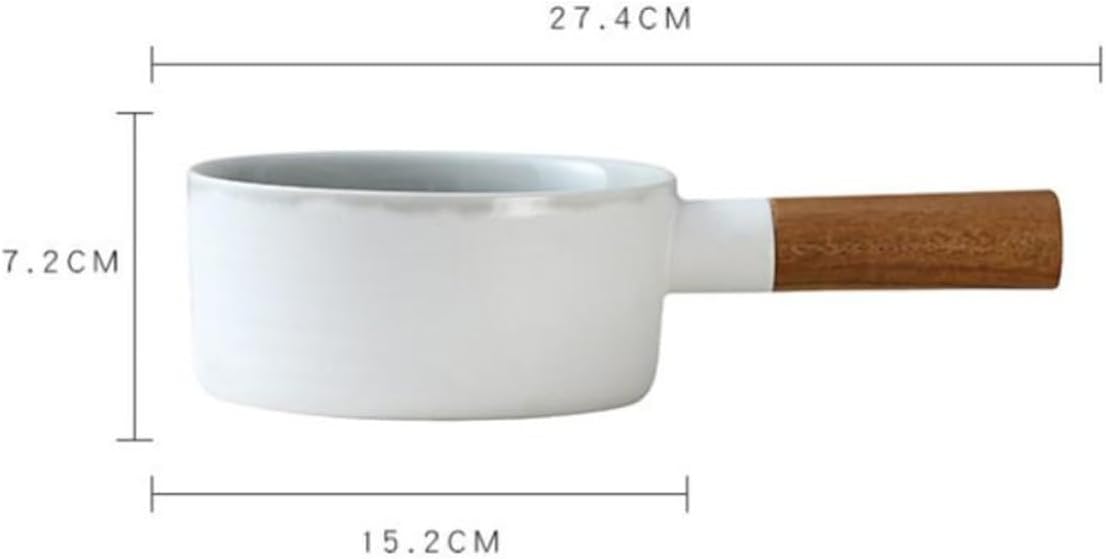 Ceramic Japanese Design Quick Noodle Bowl with Handle, Multi-function Ramen Soup Bowl for Rice and Cuisine Food, for Dining Room and Store Use