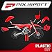 Polisport Motocross (MX) Replica Plastic Kit for Honda CRF 250R (2025) Dirt Bike – OEM Quality, Durable, Flexible & Perfect Fit – Red/Black