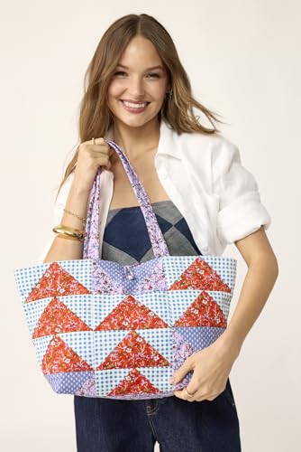 Image of Vera Bradley Women's Premium Cotton Small Hathaway Tote Bag
