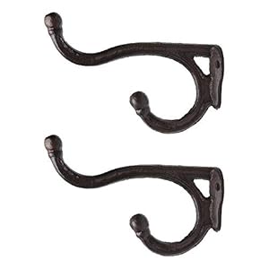 Brasstarcastirondoublewallhookshangersdecorativewallmountedcoathookrusticcastironantiquereplicarustcolorptzy22102 Urban Country Home Decor Brasstar cast iron double wall hookshangers decorative wall mounted coat hook rustic cast iron antique replica rust color ptzy221 02 urban country home decor