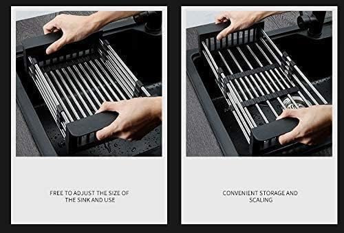 Image of EVANEX Double Bowl Kitchen Sink with Tap Hole 32x18x10 Inch Double Sink for Kitchen 304 Grade Stainless Steel Handmade Kitchen Sink with Couplings, Waste Pipe, Sink Connector & Drain Basket