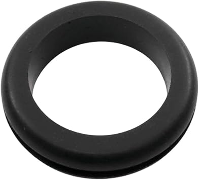 Rubber Grommet Fits 1 3/4" Hole in 1/8" Thick Panel - SBR Rubber - Has 1 1/2" Center Hole 1 Pack