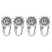 Imagen de Feeshoppher Reloj de pulsera analógico con mosquetón
