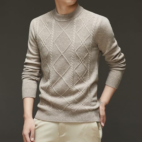 Men's Thickened Warm Base Layer Casual Sweater for Autumn and Winter4