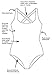 Swimsuits For All Women's Chlorine Resistant Cross Back One Piece Swimsuit - 22, Diagonal Stripe (Plus