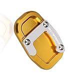 Dieser Seitenständerplattenvergrößerer vergrößert die Fläche des Seitenständerfußes, um ein Umkippen zu verhindern.