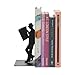 Price comparison product image Balvi - The Reader decorative metal bookend in black colour. Original design