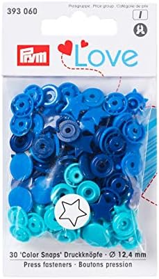 Kit De 400 Boutons-Pression Plastiques CZTECH - T5 12mm - 20 Coloris - Avec Boîte De Rangement