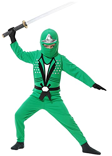 Charades Ninja Avenger Series Ii Child's Costume, X-Small Jade #TOP11