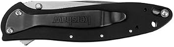 Kershaw Leek Stonewashed Custom Laser Engraved Knife 1660SWBLK