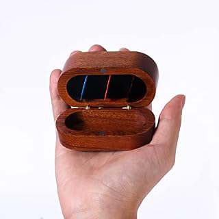 SAVITA Porte Médiator Guitare, Bois de Noyer Étui Médiator avec Ouverture Magnétique, Robuste Boîte pour Médiator… - Les Beatles, Paul McCartney, John Lennon, RIngo Starr, George Harrison SAVITA Porte Médiator Guitare, Bois de Noyer Étui Médiator avec Ouverture Magnétique, Robuste Boîte pour Médiator… – Image 4