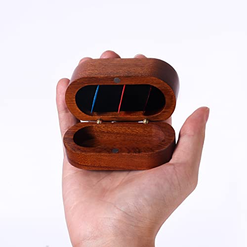SAVITA Porte Médiator Guitare, Bois de Noyer Étui Médiator avec Ouverture Magnétique, Robuste Boîte pour Médiator… - Les Beatles, Paul McCartney, John Lennon, RIngo Starr, George Harrison SAVITA Porte Médiator Guitare, Bois de Noyer Étui Médiator avec Ouverture Magnétique, Robuste Boîte pour Médiator… – Image 5