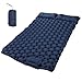 shenruifa Double Inflatable Camping Sleeping Pads with Pillow Ergonomic Nylon Camping Mat for Outdoor