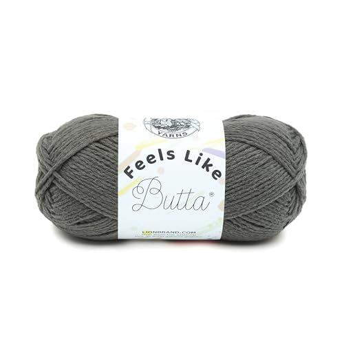 Lion Brand Yarn, Feel Like Butta Velvety Soft Yarn for