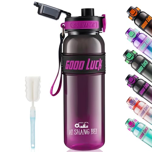 YC Kitchen Trinkflasche 1L – Wasserflasche 1L, auslaufsichere und BPA-freie Trinkflasche sport - Wasserflasche für Sport, Fitness, Kinder, Schule, Uni, Fahrrad, Outdoor