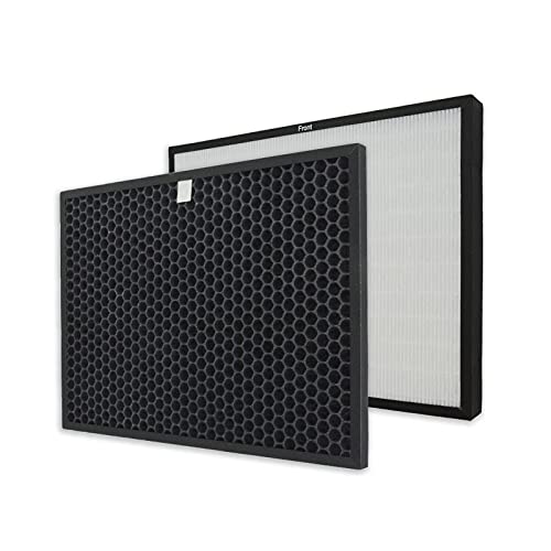 PUREBURG Replacement Filter Compatible with RabbitAir BIOGS CLASSIC SPA-421A SPA-582A Air Purifier, H13 True HEPA and Activated Carbon Filter Odor Reduction by PUREBURG - Used condition - US$25.62
