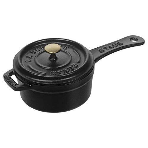 STAUB Salsera, Hierro Fundido, Negro Mate, 10 cm