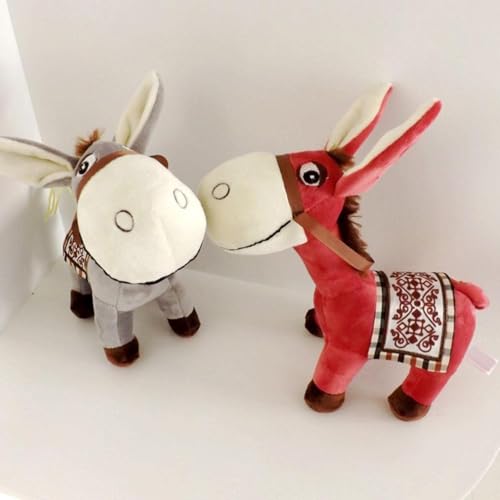 Image of Donkey 20cm Soft Toys for Kids | Plush Soft Toys for Baby Boys and Girls| Best Gift | Donkey Soft Toy for Kids -Grey 20Cm Height