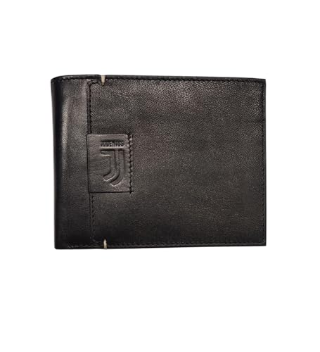 Portefeuille Juventus 131303 petit format textile noir avec porte-monnaie