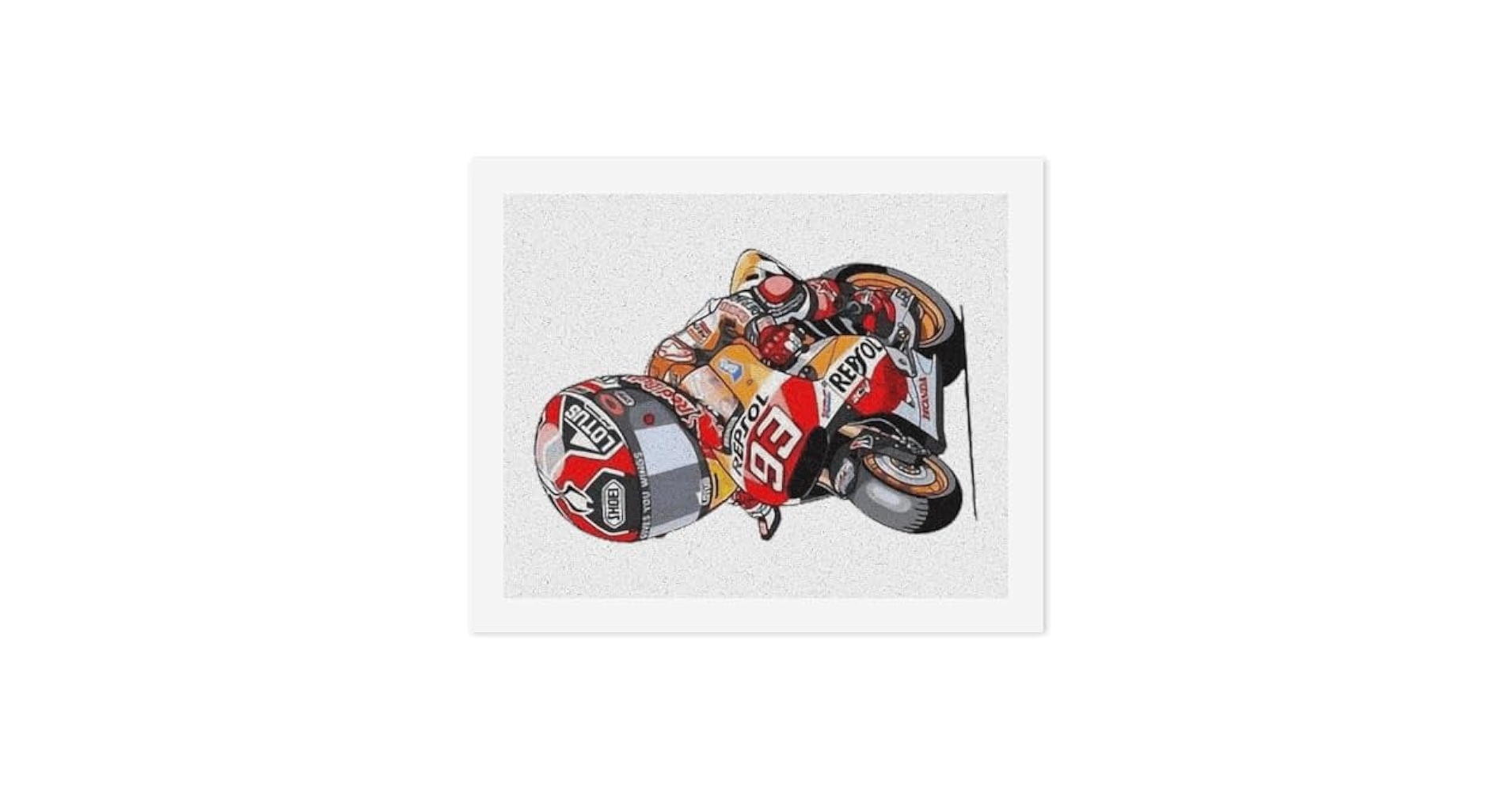 Amazon | 数字油絵 マルク・マルケス Motogp 93 数字塗り絵