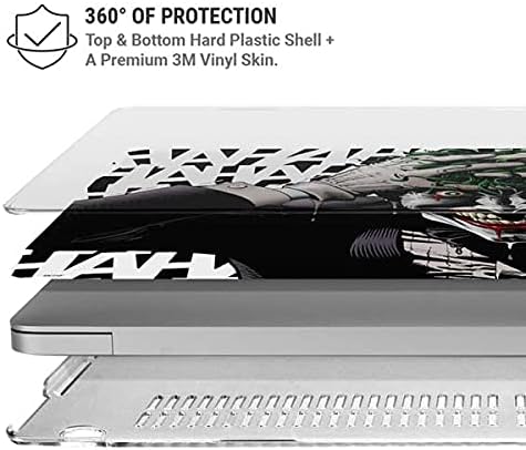 Skinit Case + Skin Compatible with MacBook Pro 13in M1 (2021) - Officially Licensed Warner Bros The Joker Insanity Design