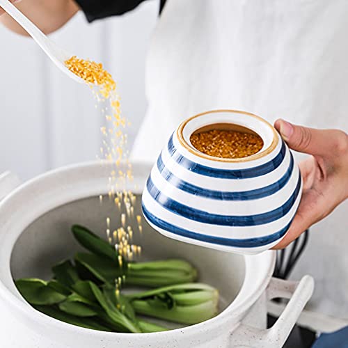 Cabilock 1 Conjunto Pote De Tempero De Ceramica Açucareiros Bandeja De Condimentos Recipiente De Tem