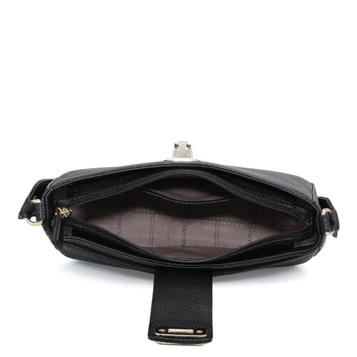 Image of Da Milano Small Leather Shoulder Bag (LB-OR-3023)