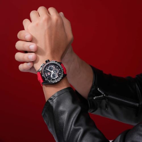 Image of Ducati Extreme Sports Chronograph Analog Quartz Men's Watch with Silicone Strap