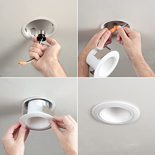 HALO RL 4 inch LED recessed Can Light Trim, 3000K, dimmable, 600 lm - image 6