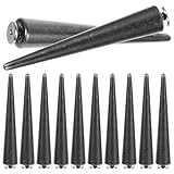 OSOLADY Remaches Punk Cónicos Metálicos 30 Piezas para Manualidades, Decoración de Ropa, Zapatos y Bolsos Diy, Accesorios Pinchos para Artesanía en Cuero, Estilo Gótico