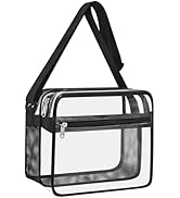 Mildbeer Clear Messenger Bag – Dry-Wet Compartments Crossbody Bag for Stadium Events, Beach & Poo...