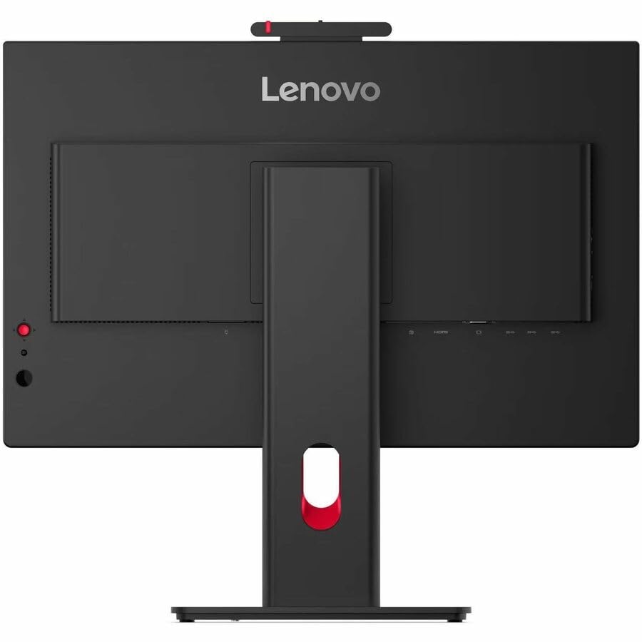 Image of Lenovo ThinkVision T24-4v 24 inch Webcam Full HD LED Monitor, Eclipse Black