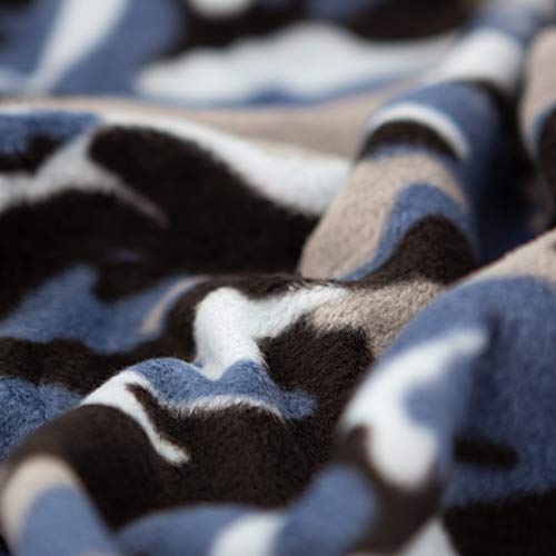 Dg Hill Men’s Plaid Microfleece Pajama Pants With Pockets, Blue Camo Pjs #TOP4