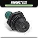 pinflaw 1 PC Automotive Crankcase Ventilation Valve, PCV Check Valve, Replaces OEM #11810-6N202 11810-EA200 11810-6N201 11810-53J00 Quick-modification Accessories, for Nissan Infiniti (Black & Green)