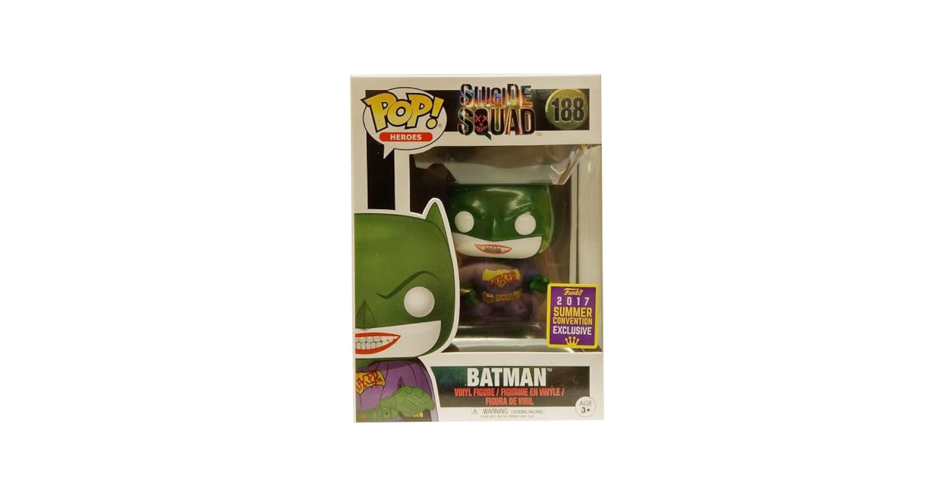 Amazon.com: DC Comics Suicide Squad Joker Batman SDCC 2017
