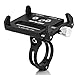 Produktbild GUB Fahrrad Handyhalterung Aluminium Motorrad Scooter Fahrrad e-Bike Universal Handy Halterung Schnellspanner Lenker für Handy Halter drehbar für 4,7-7,2 Zoll Smartphone, Navi