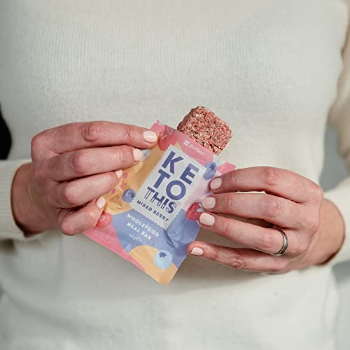 Purition Wholefood Meal Bars Mixed Berry Flavour 12 Pack | Vegan & Keto Friendly | No Added Sugar | Premium Low Carb High Fat Keto Meal Bars with Only Natural Ingredients - Image 5
