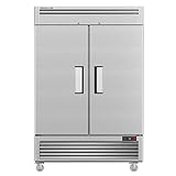 Coolake 54' W Commercial Freezer, 49 Cu Ft Solid Door...