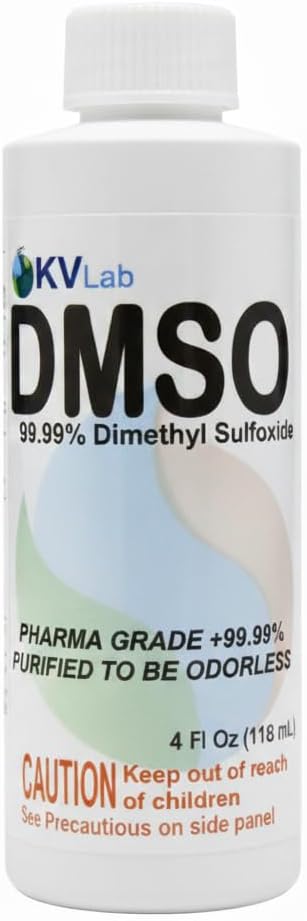 The Original KVLab DMSO (Dimethyl Sulfoxide) 99.95% | 4 oz
