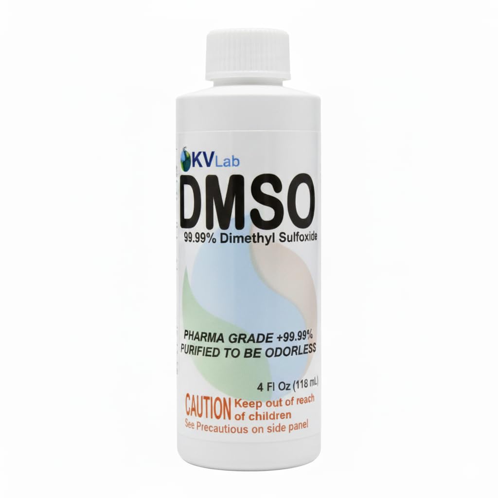 The Original KVLab DMSO (Dimethyl Sulfoxide) 99.95% | 4 oz
