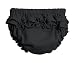 City Threads Baby Girls' Ruffled Diaper Covers Bloomers Soft Cotton Fashionable Cute, Black, 2T