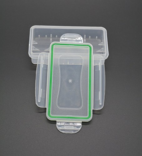 Case Wonder Clear Plastic Waterdichte Batterij Opbergdoos Organizer voor 18650 Batterijen/16340 Batterijen/CR123A… - Afbeelding 6